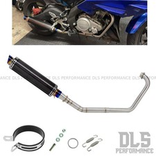 Exhaust for Yamaha YZF R125 Carbon Blue Tip FULL SYSTEM 2008 - 2018
