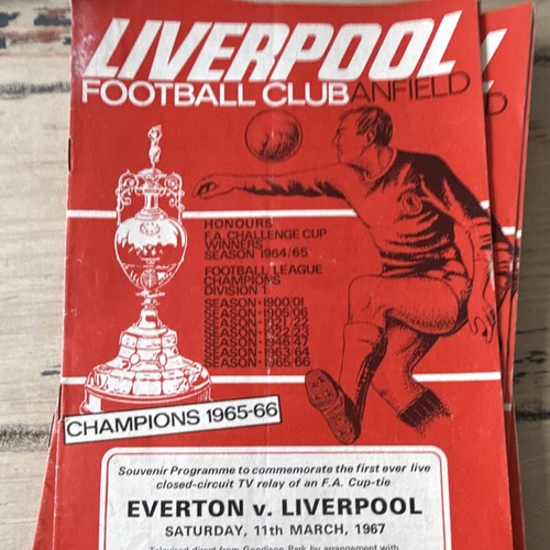 Everton liverpool souvenir - v,