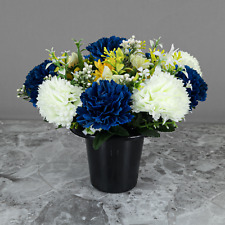 Artificial Grave Pot Flowers