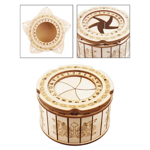 Wooden puzzle box - puzzle, not