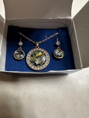 Necklace earring geniune - necklace,