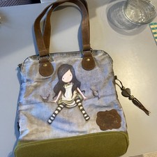 Santoros Gorjuss With Real Suede Slouch Handbag Bag 