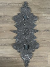 Handmade bead table runner