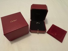 Cartier wedding band, white gold, size 53, used but good condition 