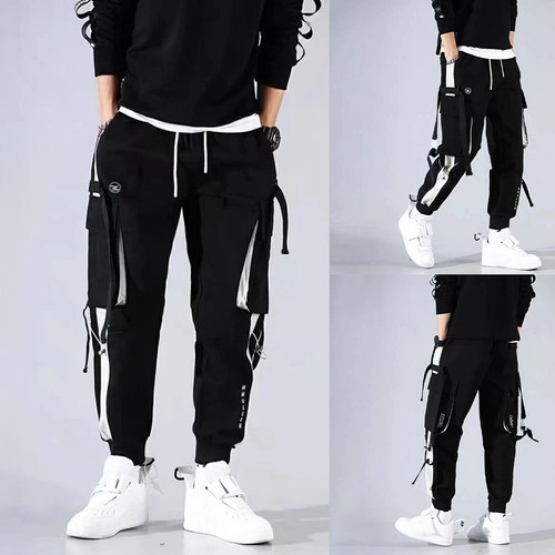 Men hip hop cargo pants - men,