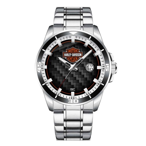 Stainless steel wrist watch - wrist,
