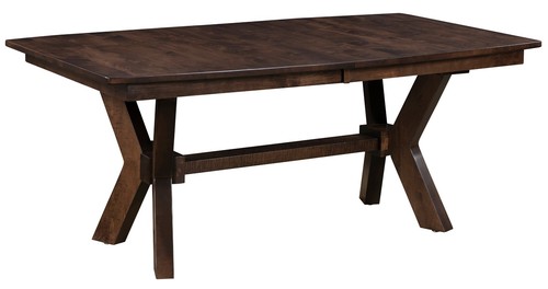 Solid wood trestle dining - wood,