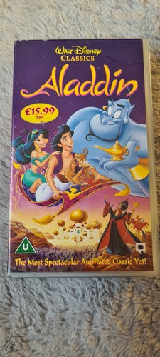Disney classics aladdin vhs - disney,