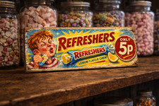Refreshers Sign Vintage Sweet