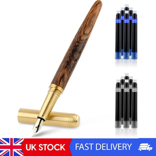 Wooden fountain pen - wooden, 12