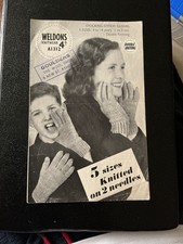 WELDONS KNITWEAR CHILDREN’S GLOVES DOUBLE KNITTING PATTERN