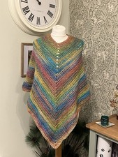 Hand Crocheted Ladies Poncho