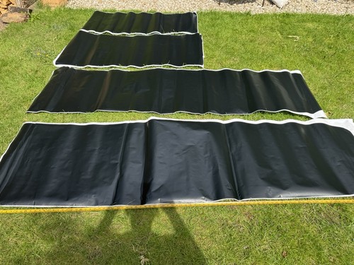 Campervan black vinyl panels - black,