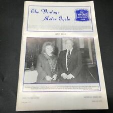 OFFICIAL JOURNAL THE VINTAGE MOTORCYCLE CLUB MAGAZINE JUNE 1994 CHEDDAR TRIAL