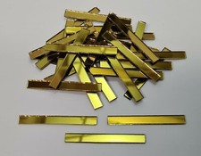 100 pieces, Dark Gold Glass
