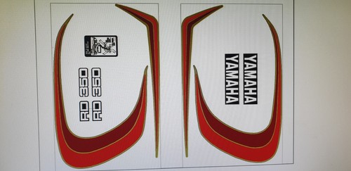 Yamaha rd350lc decal kit - yamaha,