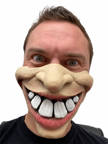 Big teeth mask - big, funny