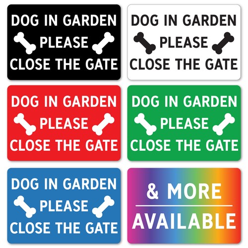 Dogs garden please close - dogs,