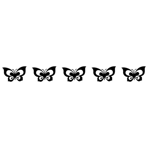 Butterfly wall tile - tile, stickers