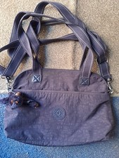 Navy Medium Kipling Handbag Or