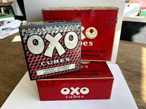 Vintage 1950s oxo cube tins - 3,