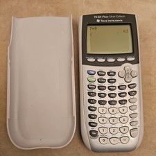 TEXAS GREY GRAPHING CALCULATOR And COVER WORKING VGC SAS SEE 