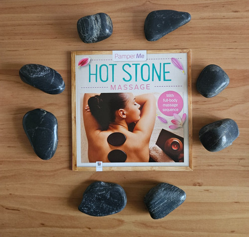 Hot stone massage kit stones - 8,