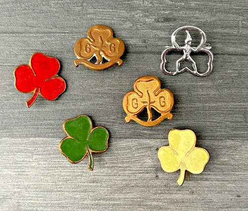 Vintage girl guides - vintage, pin