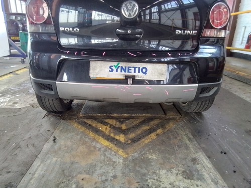 Rear bumper volkswagen polo - rear,