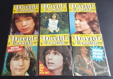 DAVID CASSIDY:  SIX 1974  (  JAN - JUN )  OFFICIAL MAGAZINES