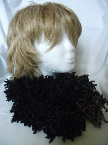 Hand knitted poodle yarn - hand, 'poodle'