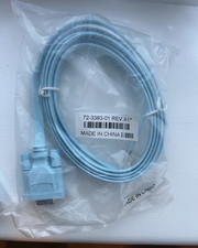 Genuine Cisco Console Cable RJ45 to DB9 Cable Switch Router 72-3383-01 Rev A1
