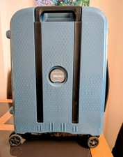 DELSEY Paris Belmont Plus Zinc Blue Spinner Hard Shelled Suitcase Luggage 55cm