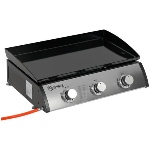 Outsunny portable gas plancha - outsunny,