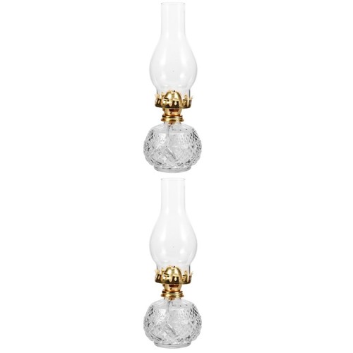 Decorative glass oil lanterns - glass,