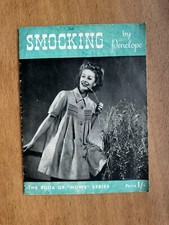 SMOCKING Vintage Booklet How To Do Smocking By Penelope