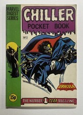 CHILLER POCKET BOOK #2. APRIL 1980. MARVEL UK. FN. TOD #61 & GHOST RIDER #12!
