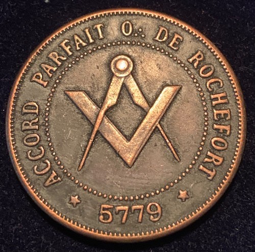 1779 masonic token presence - 1779,