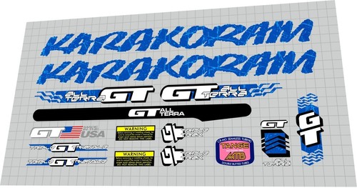 1991 karakoram decal set - 1991,