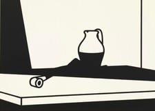 PATRICK CAULFIELD  RA Signed Original Screenprint  PIPE AND JUG 1973