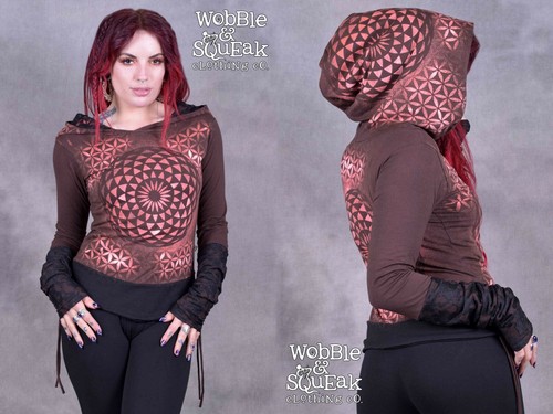 Hooded jumper sweatshirt hippy - jumper,