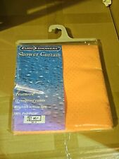 Euroshowers / Duschy - Apricot 180cm x 200cm - 100% Polyester Shower Curtain