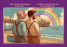 Gay postcard inspired by