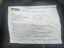 Halfords family tent for 4 people , 2 rooms