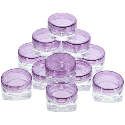 Pcs empty cream jars - 12,
