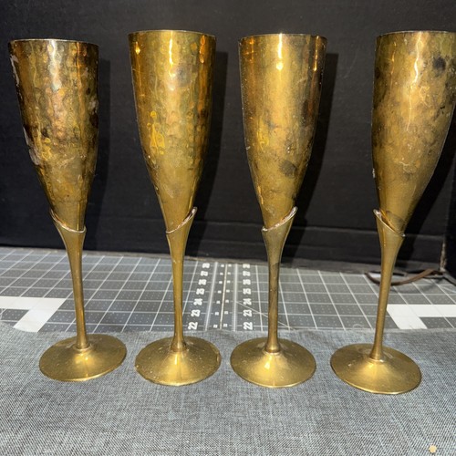 Vintage antique brass flute - vintage,