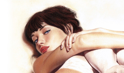 Nude woman pin - pin, art