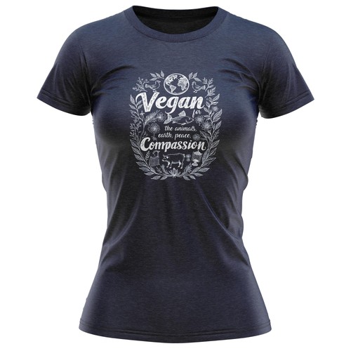 Womens vegan shirt the - vegan, t