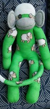 Sheep Lamb Sock Monkey, Hand