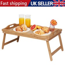 Bamboo Wooden Bed Tray Table